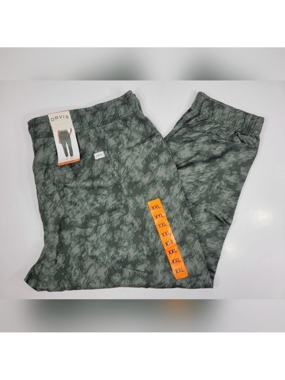 NEW Orvis Women's Tencel Paperbag Drawstring Jogger Pants Casual Green XXL 2XL